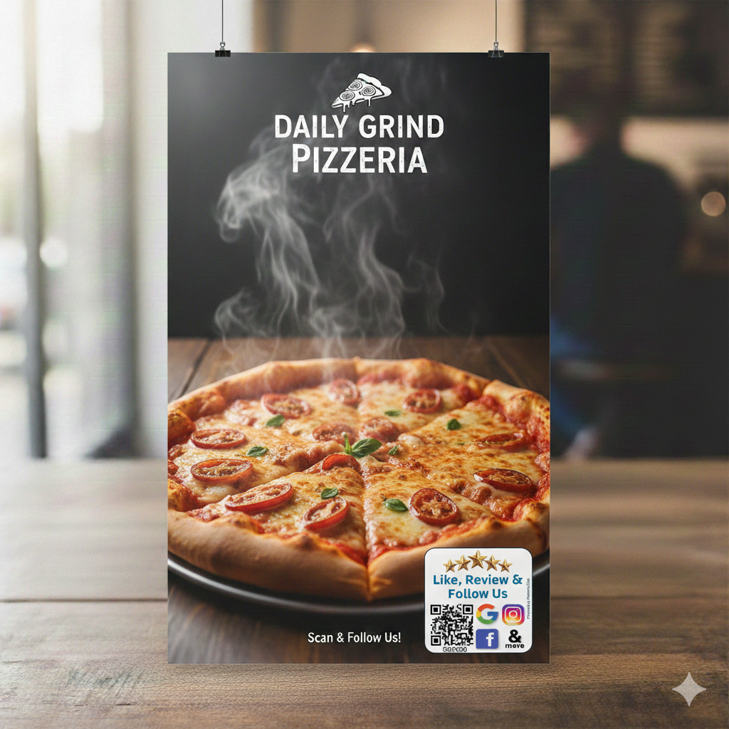 Promo poster placement example